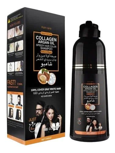 Shampoo Disaar Collagen Argan Nayural Black