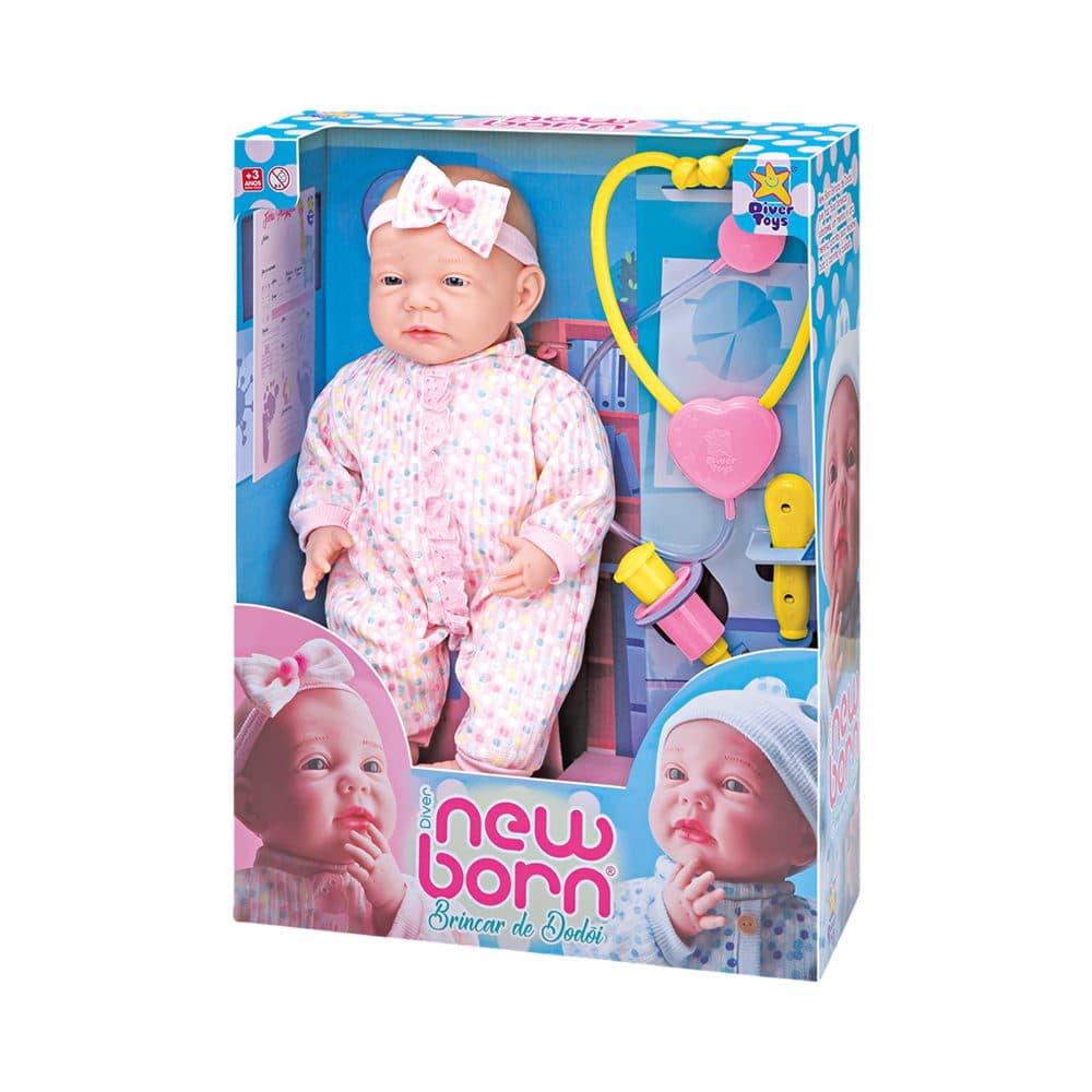 Boneca Born Brincar De Dodoi Diver Toys