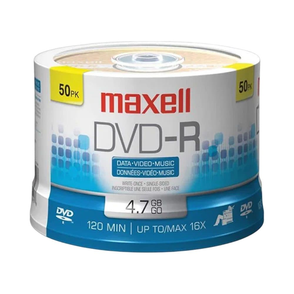 Disco Optico Maxell Dvd 50 Unidades