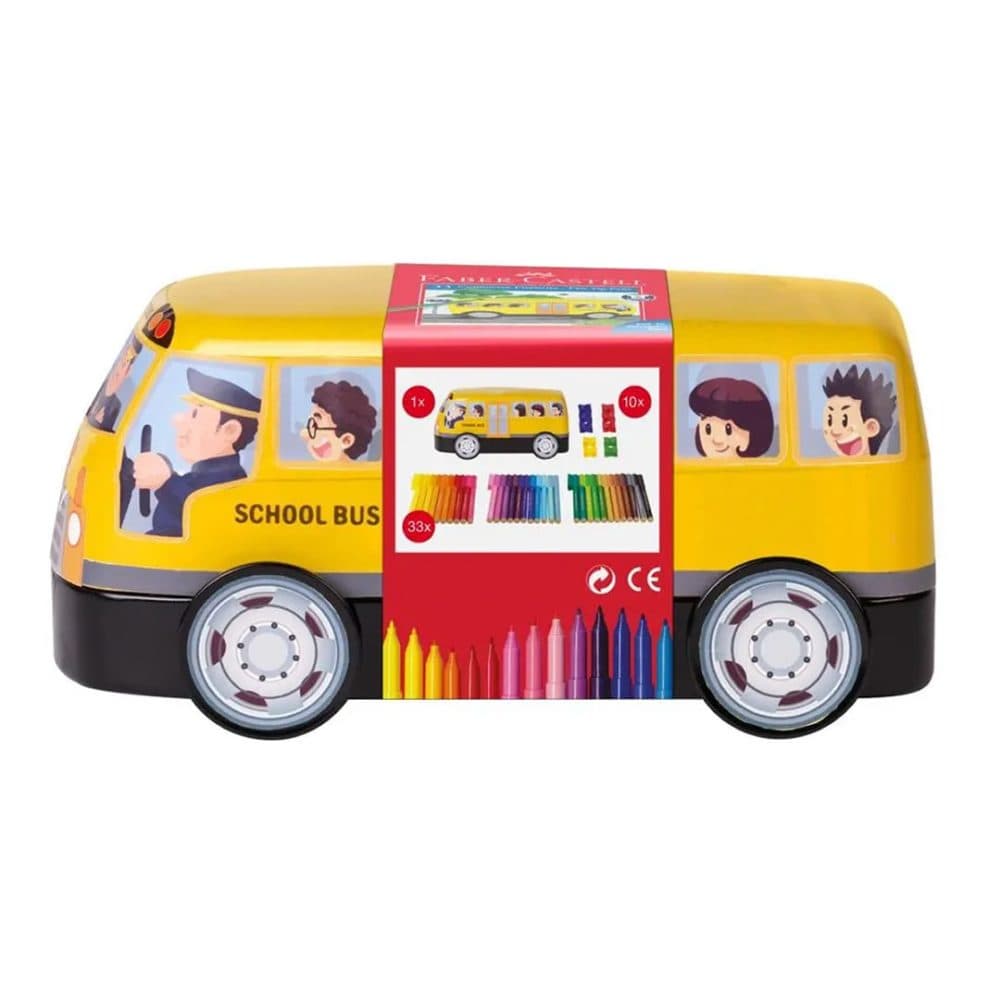 Juego De Rotuladores Connector Autobus Escolar 43 Piezas
