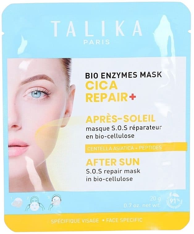 Mascara Facial Talika Paris Bio Ensymes Cica Repair Apres Soleil
