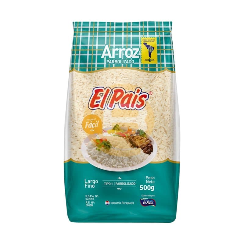 Arroz El Pais Premium Parbolizado Glutem 500G