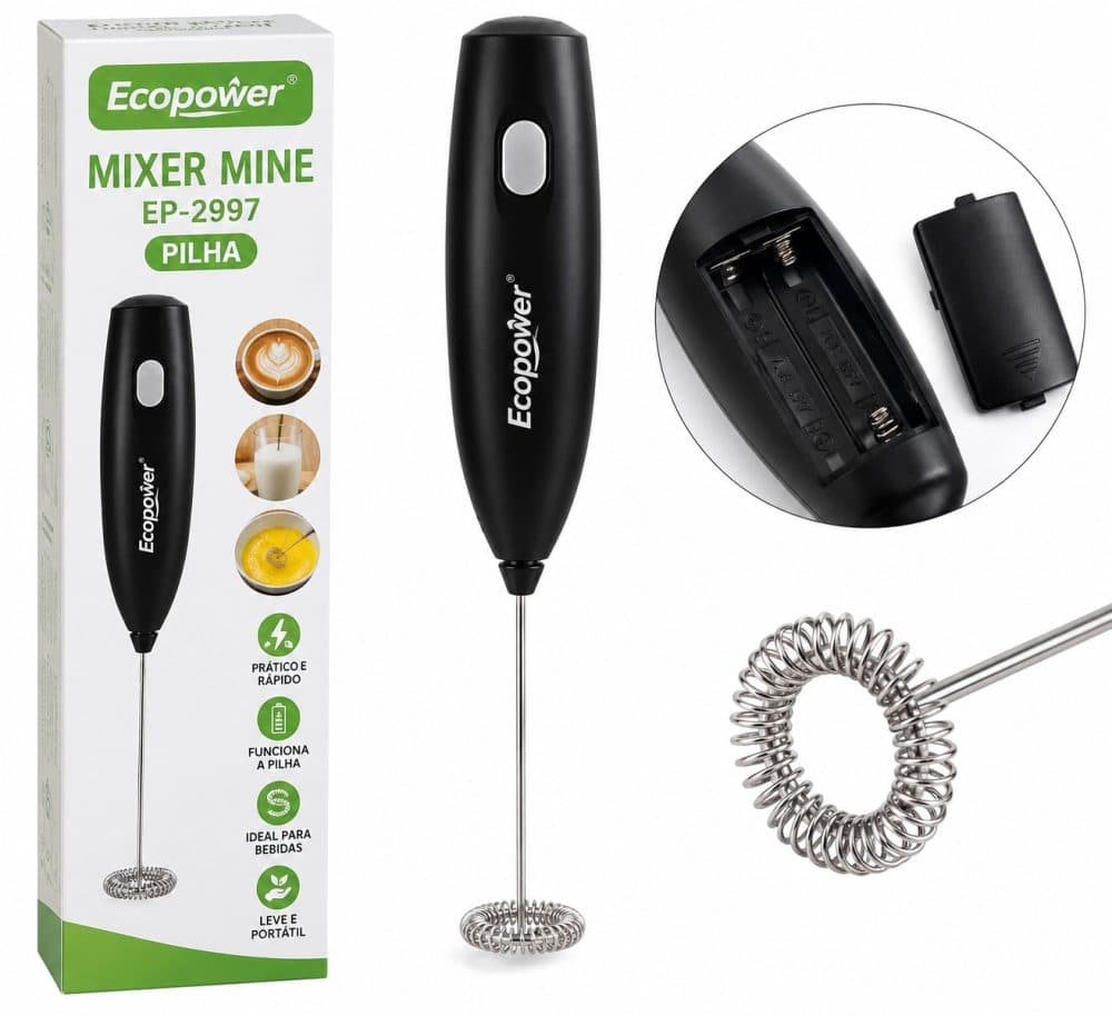 Mixer Mini Ecopower Pilha