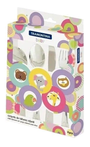 Tramontina Kit Talheres Baby Inox 4PZ