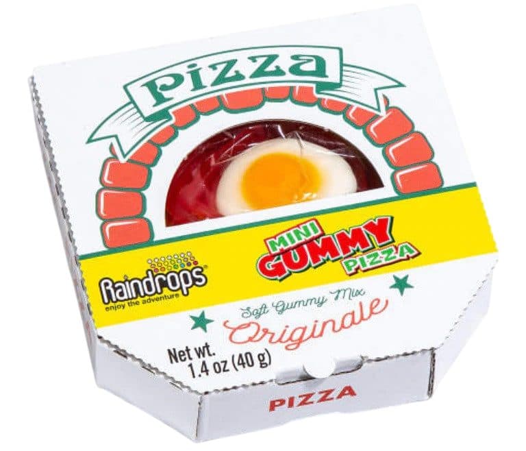 Doce Raindrops Mini Gummy Pizza 40G