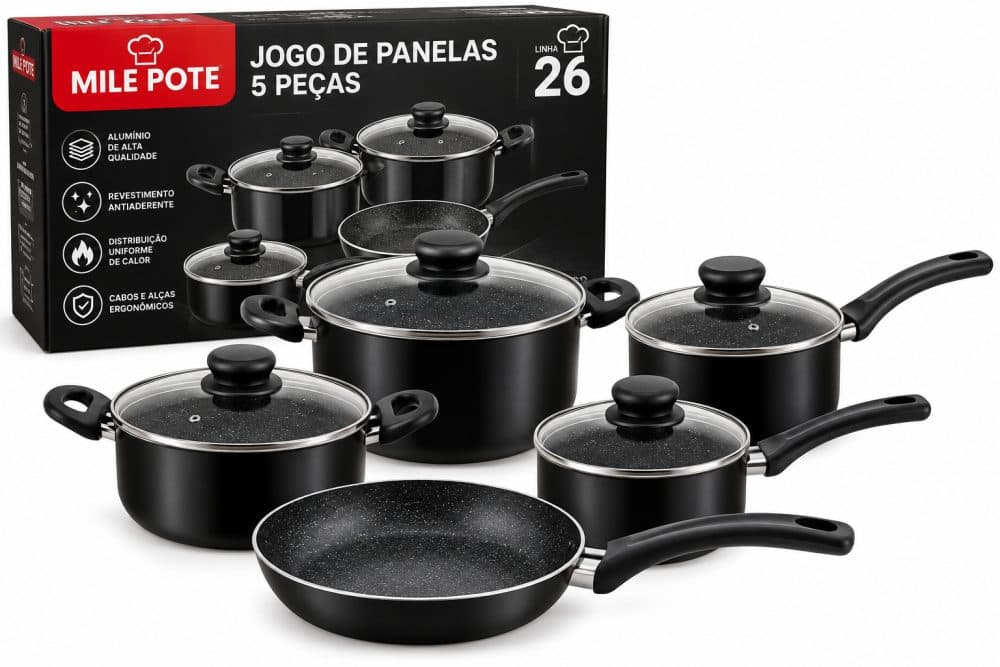 Jogo De Panela Mile Pot 5PCS 18
