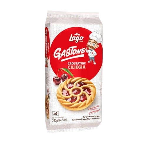 Biscoito Lago Gastone Crostatine Ciliegia 240G