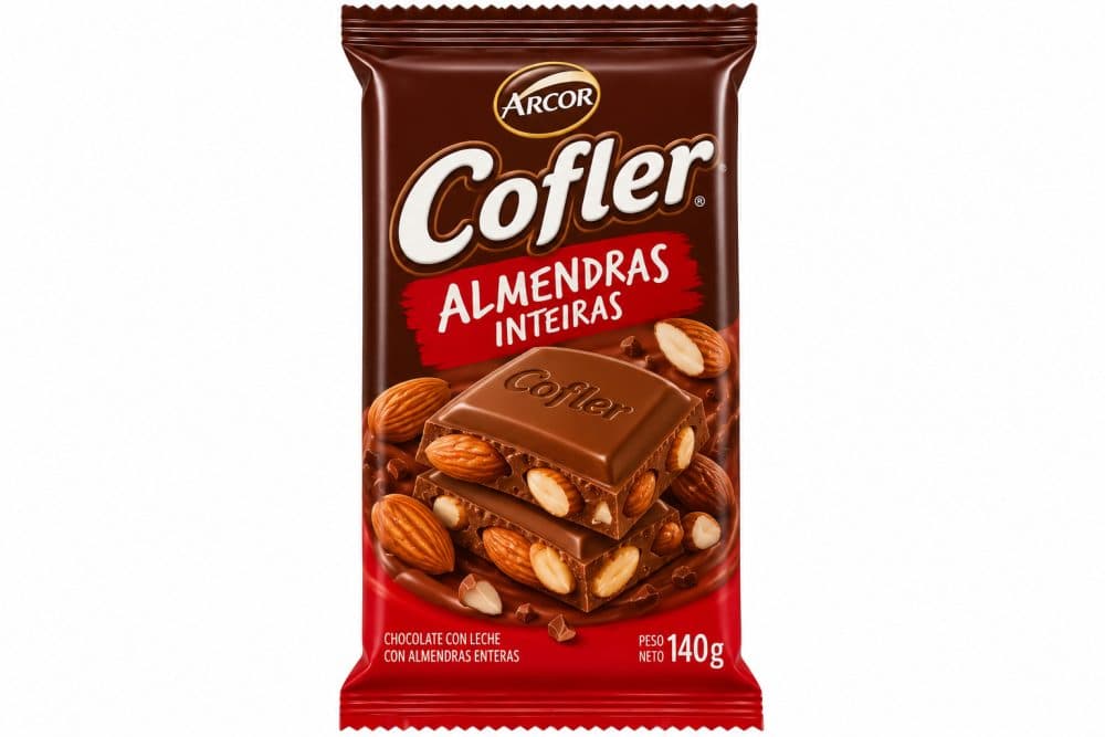 Chocolate Arcor Cofler Amendoas Inteiras 140G