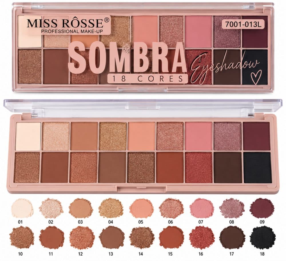 Sombra Miss Rose 18 Cores