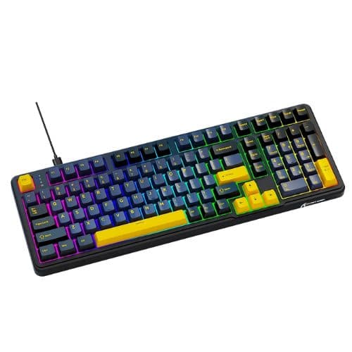 Teclado Wir Attack Shark X98 RGB Magnetic Strawberry Star