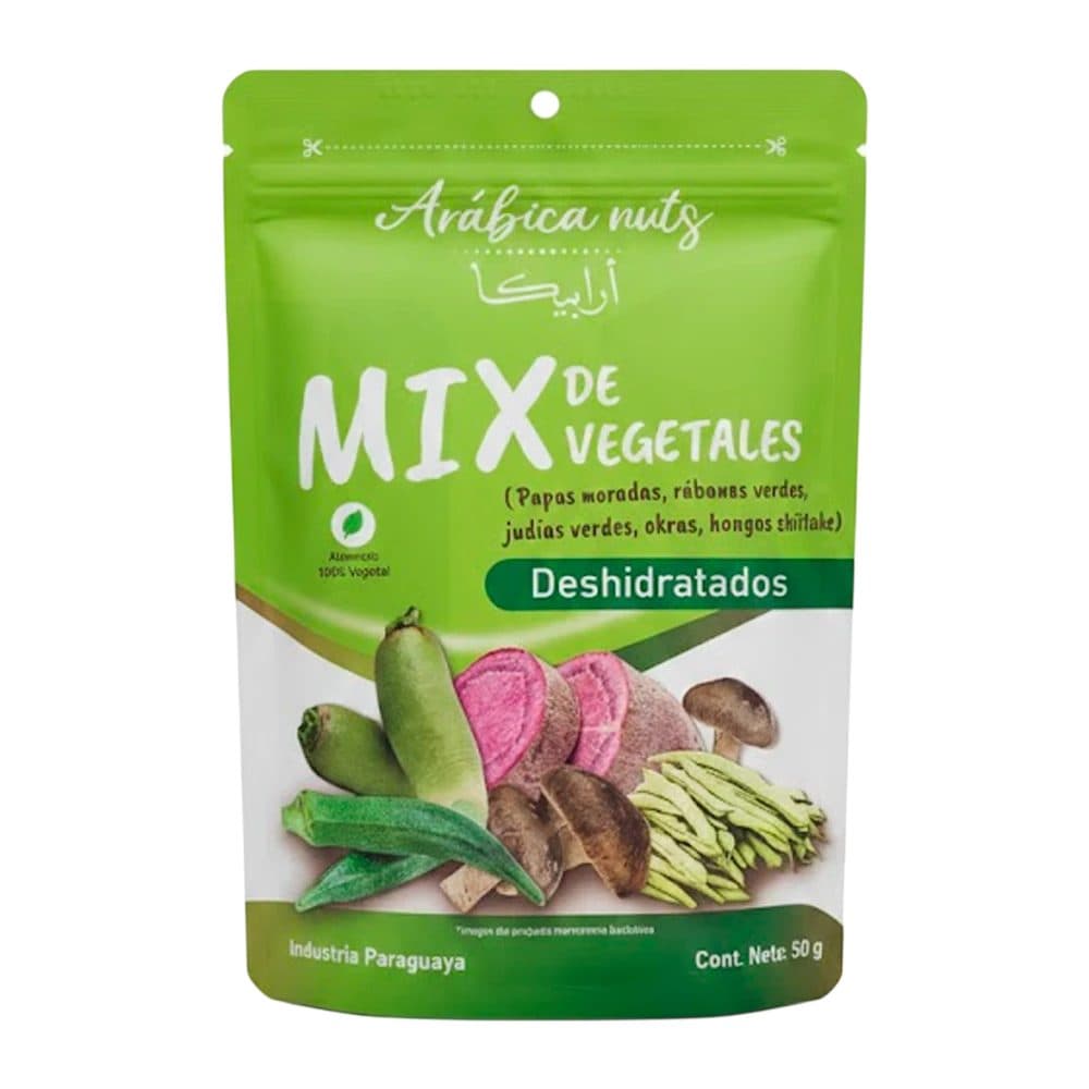 Mix Arabica Nuts Mix De Vegetales Deshidratada Rabano Remol Papa 50G