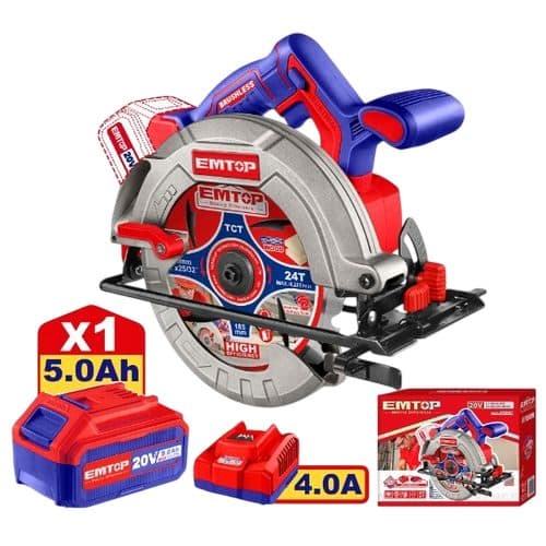 Serra Circular Bateria Emtop 1 1 Bat 1 Car