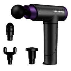 Massageador Mega Star Preto Lilas Bivolt