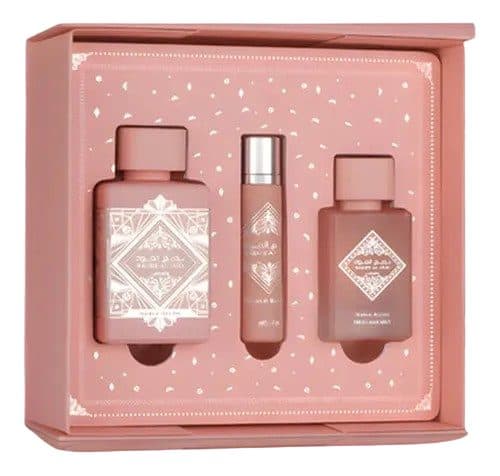 Lattafa Kit Badee Al Oud Blush Hair Mist 100ML EDP Feminino