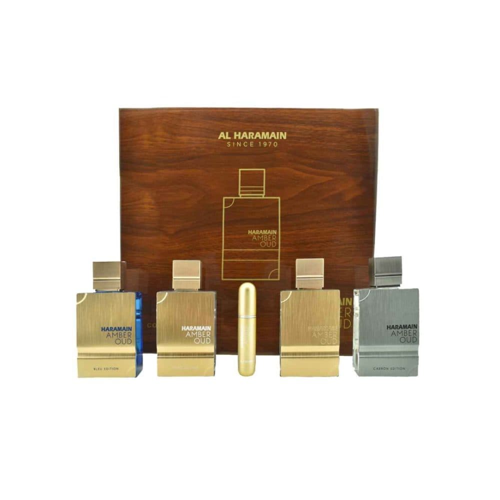 Al Haramain Haramain Amber Oud Collection Kit 4X 100ML Masculino