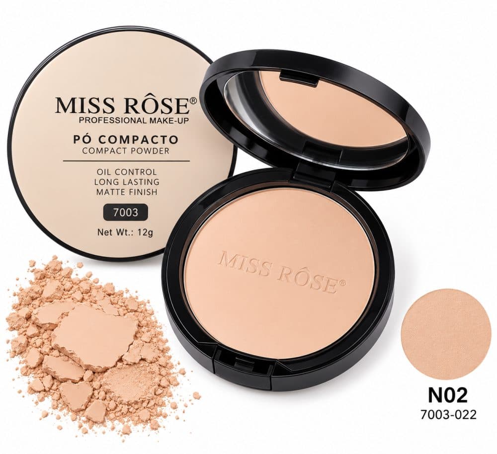 Po Compacto Miss Rose 02