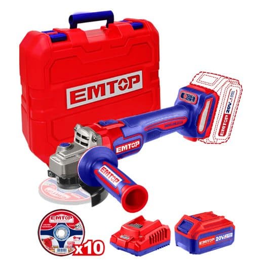 Lixadeira Bateria Emtop Bat Carr