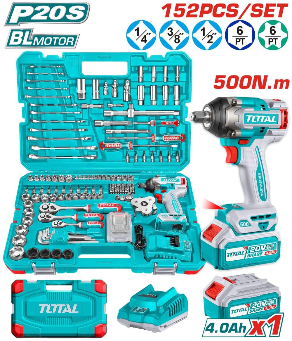 Kit Ferramenta Total Fura Impac Marte Amola Lanter