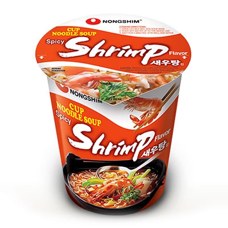 Ramen Nongshim Cup Nooble Soup Spicy Shrimp Flavour 67G