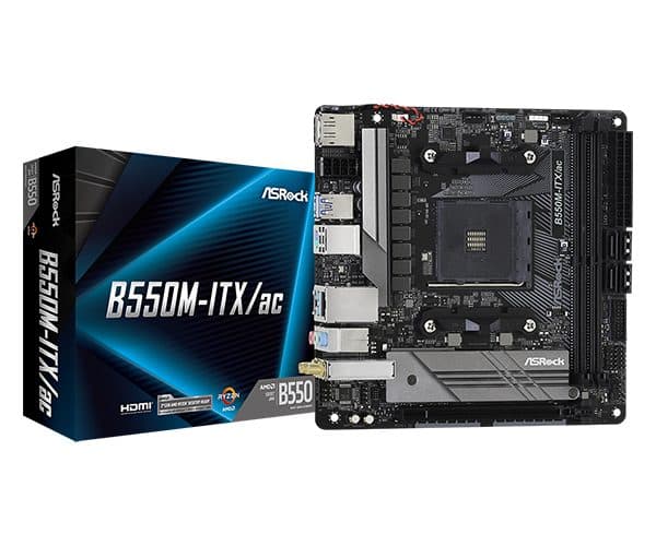 Mb AM4 Asrock Itx Ac Dvi DDR4 Hdmi
