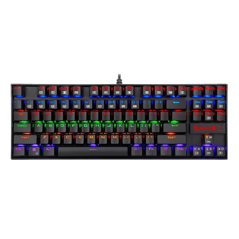 Teclado USB Mec Gamer Redragon RGB Sw Kumara Ingles