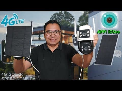 Ip Smart Camera TQ9 AV4 4G Nano Chip Solar Icsee