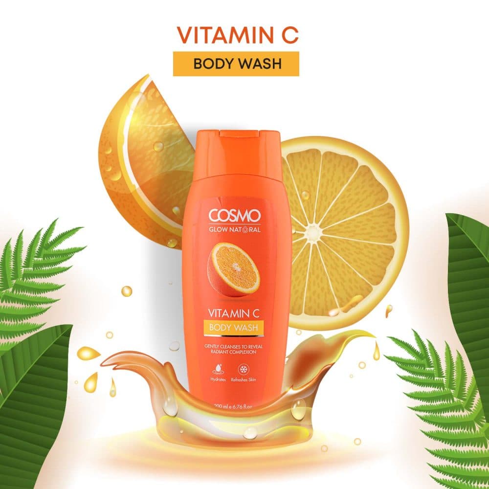 Sabonete Liquido Cosmo Vitamin Body Wash 200ML