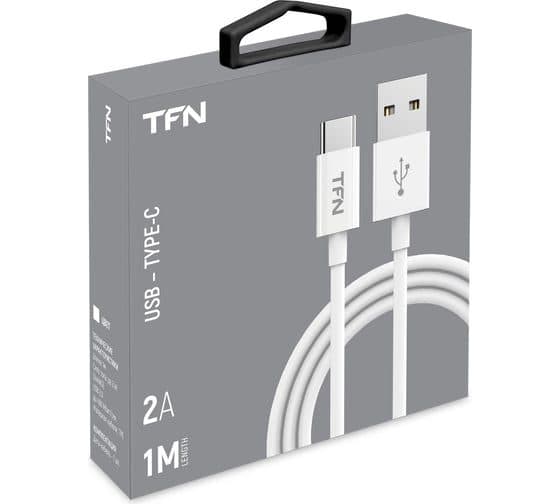 Cabo USB Tfn CUSBCUSB1MTPWH Type 1M 2A
