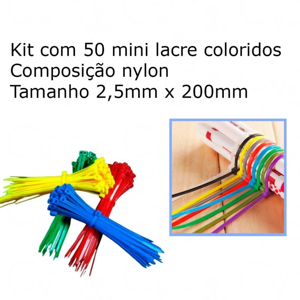 Kit Abra Adeira Nylon Xstrap 650PCS Colorido