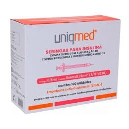 Seringa Insulina Agulha Inje 23 32G 0 3MI 03ML