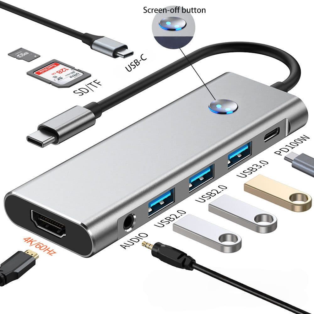 Hub Type Hdtv Tipe Pd USB Tf Sd Hdmi