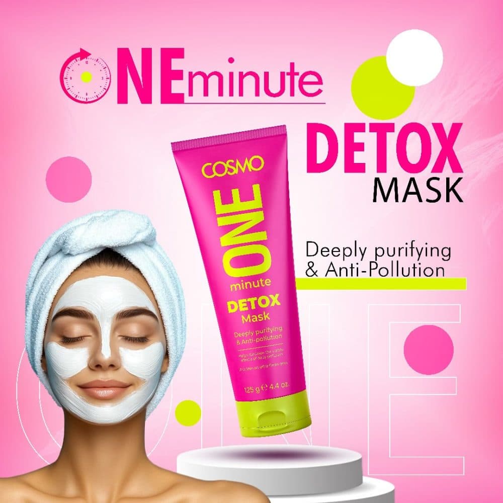 Mascara Facial Cosmo One Minuto Detox Mask 100ML
