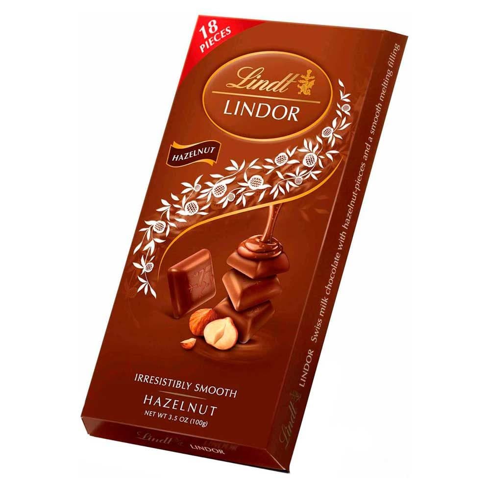 Barra De Chocolate Lindt Lindor Hazelnut