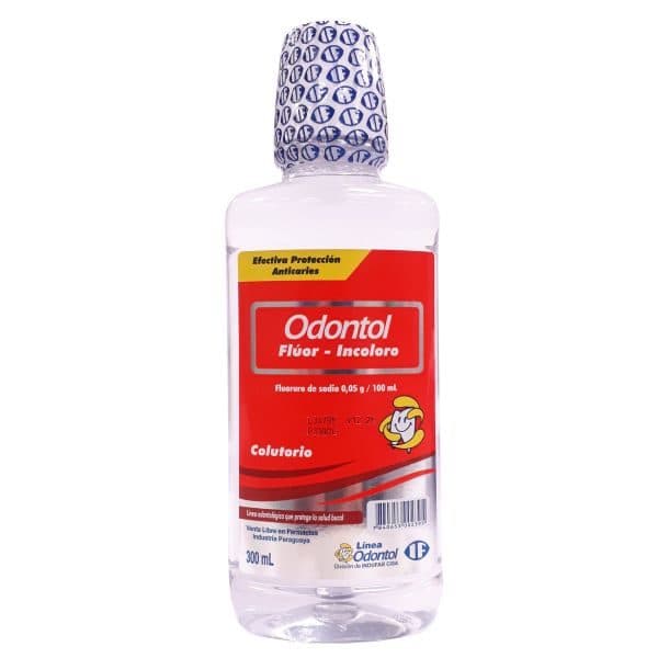 Enxague Bucal Odontol Fluor 300ML