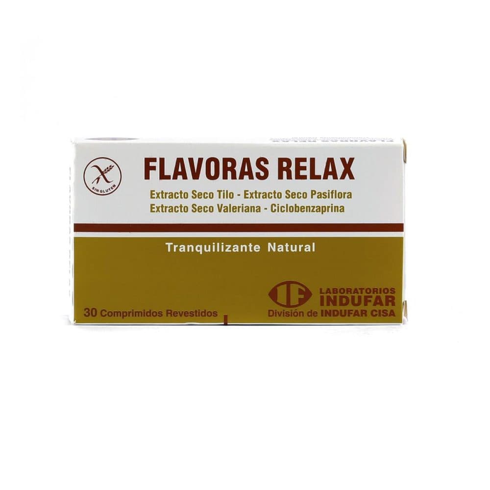 Med Flavoras Relax Indufar 30 Comp Cx