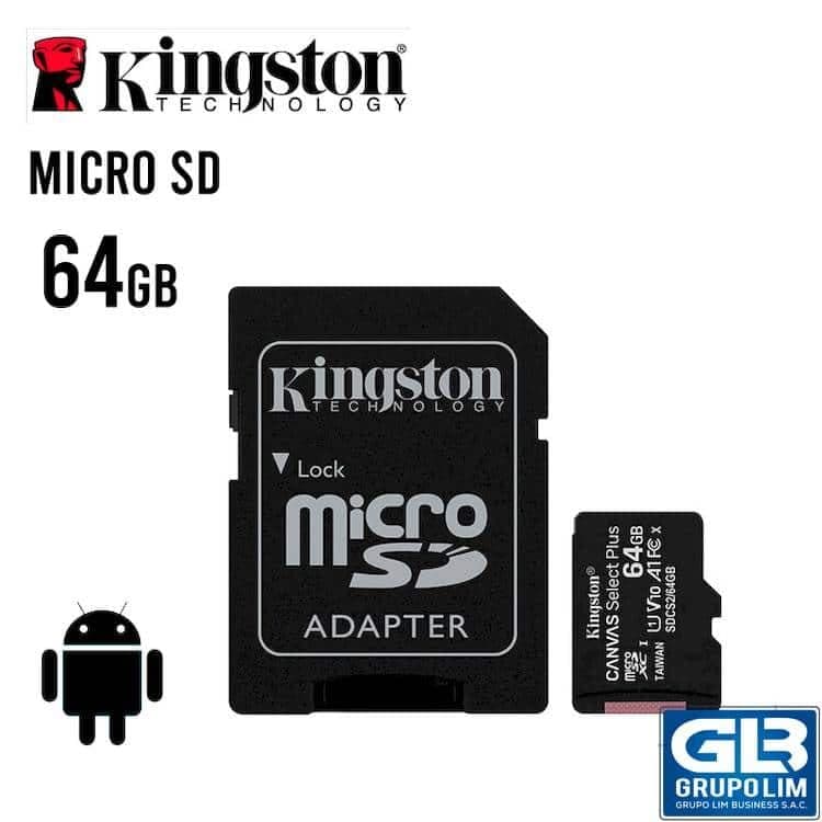 Kingston Mem Sdhc C10 SDCS2 Adaptador 64GB