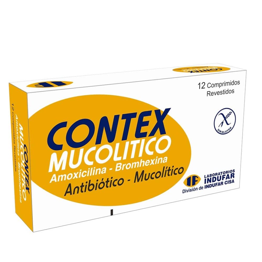 Med Antibiotico Contex Mucolitico 500 Indufar Cx