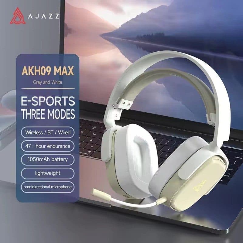 Fone Microfone Ajazz Max Gaming Wir