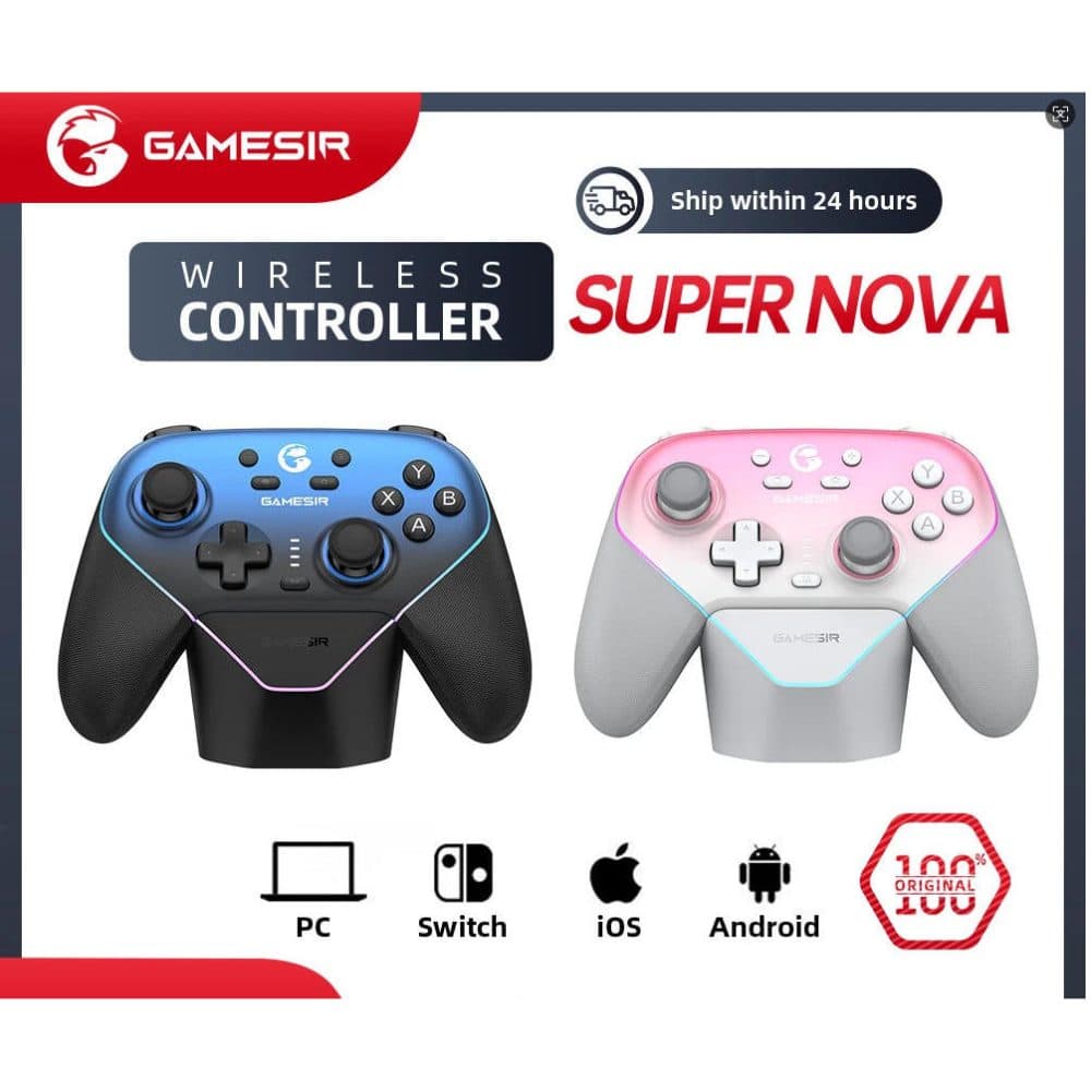 Controle Gamesir T4N Nova Switch BT Wir Pc