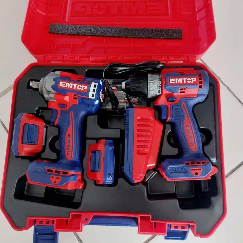 Kit Emtop Par Par Imp Martel Lixade Lanter 2 Bat
