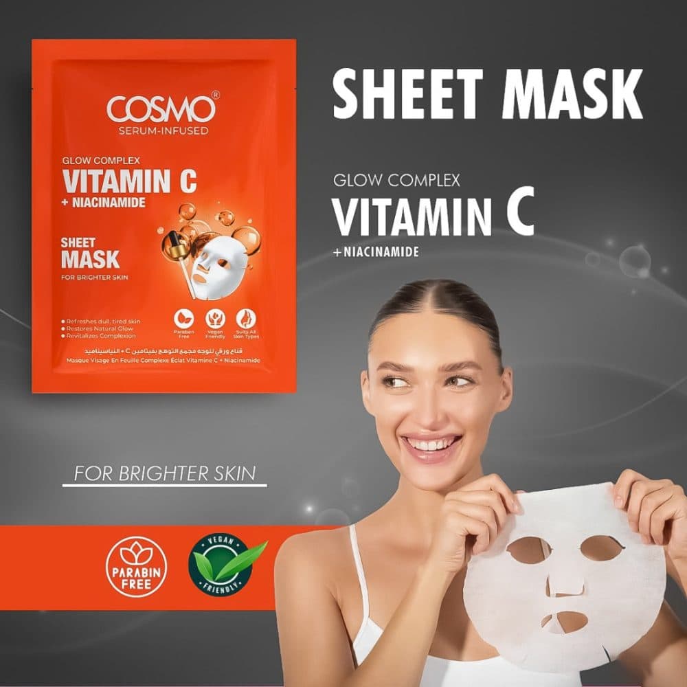 Mascara Facial Cosmo Glow Complex Vitamina Niacinamide 20G