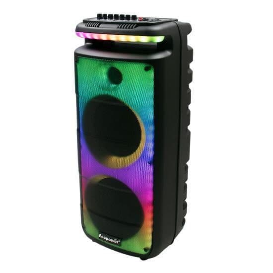 Cx Som Ecopower 2X8 USB BT Aux Sd Bivolt Caxa