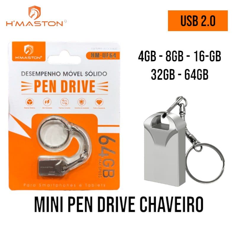 Pendrive Maston Mini Metal 64GB