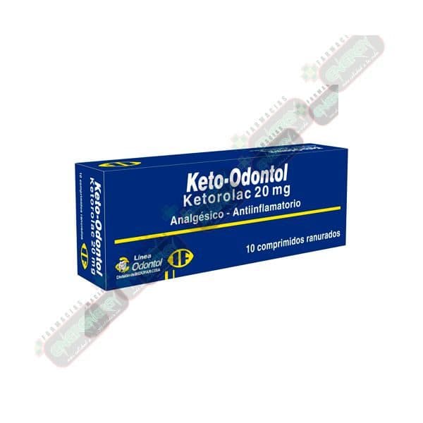 Med Analgesico Keto Odontol Ketorolax 10 Comp Cx