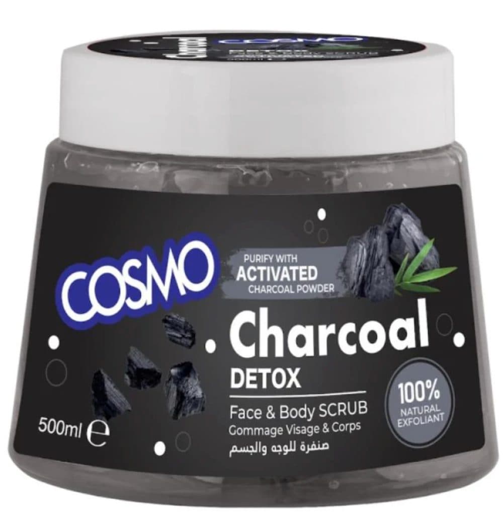 Cosmo Exfoliante Charcoal Detox Body Scrub 500G