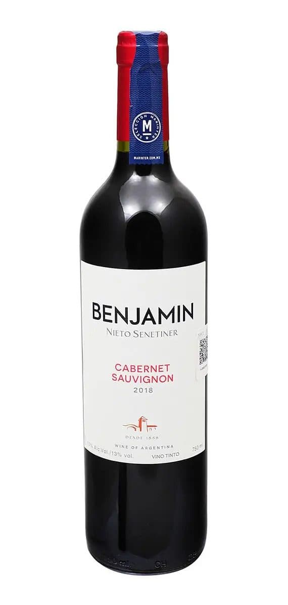 Vino Tinto Argentino Benjamin Nieto Senetiner Cabernet Sauvignon 750ML