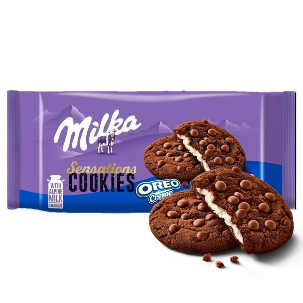 Biscoito Milka Oreo Cookies Sensations 156G