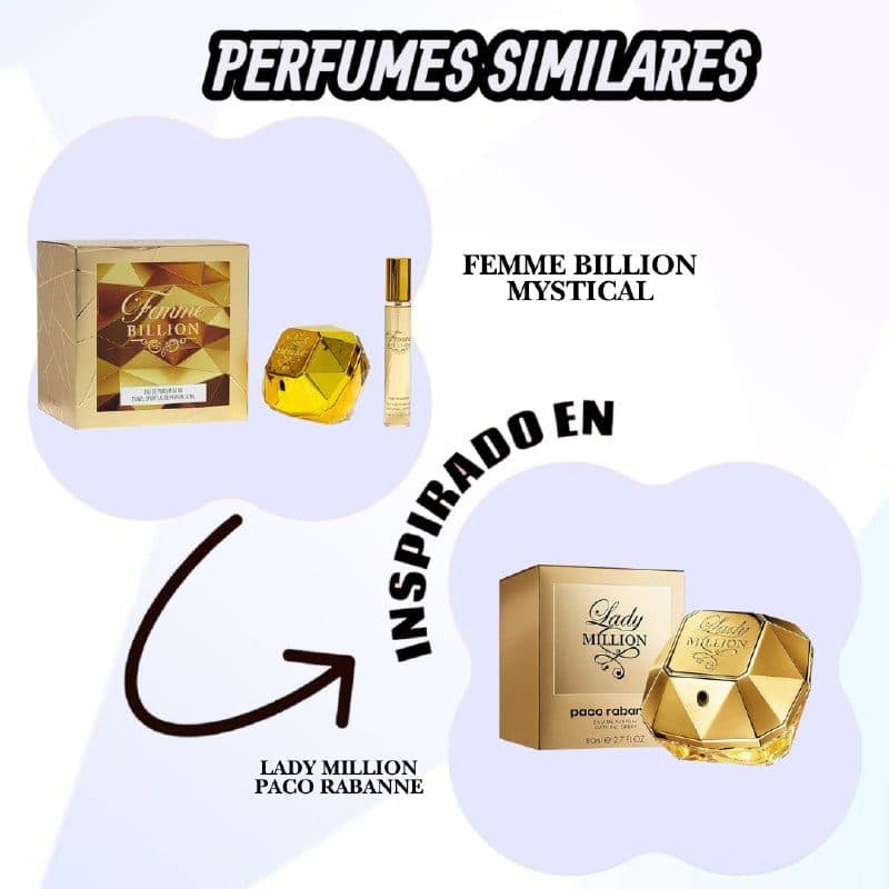 Mystical Kit Billion 3 80ML EDP Feminino