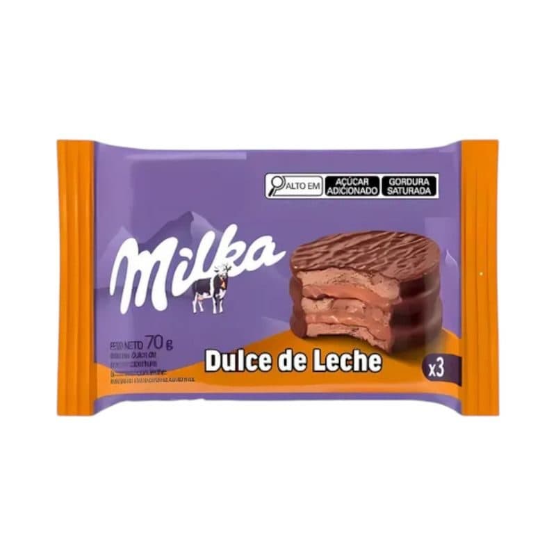 Alfajor Milka Doce De Leite 70G X6