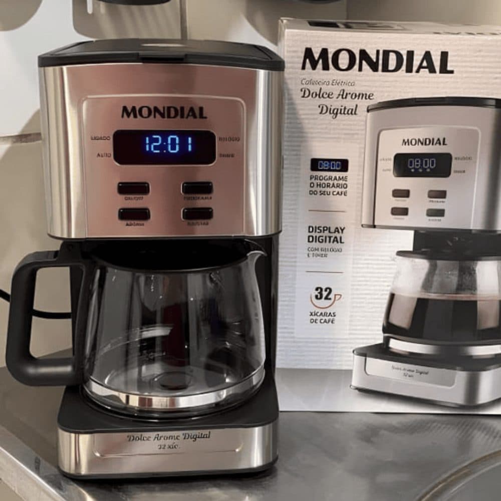 Mondial Cafeteira Dolce Digital Inox 44 32X Sdi